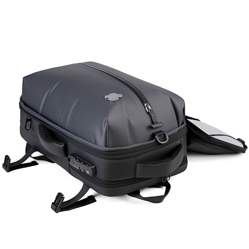 Innovative laptop backpack Bowlift