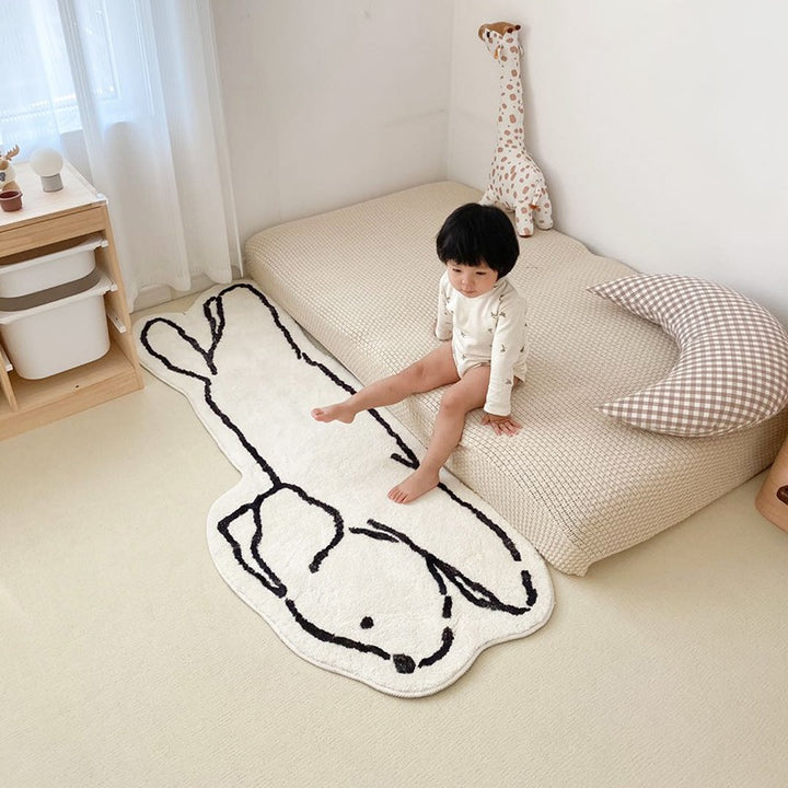 Plush Cloud-Themed Area Rug