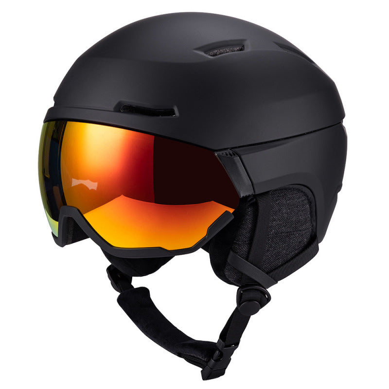 Ski Helmet with Integrated Visor Bowlift