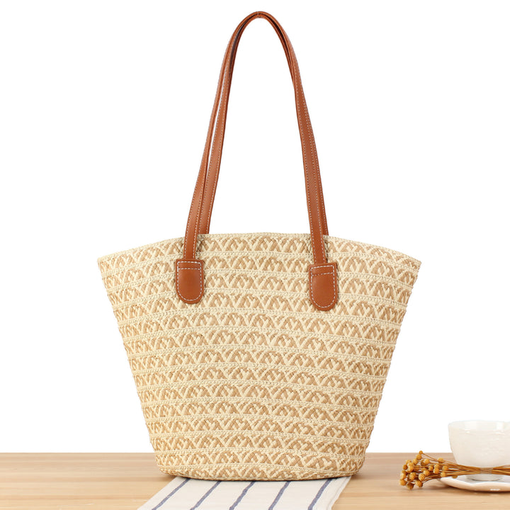 Beach bag with refined leather accents Bowlift