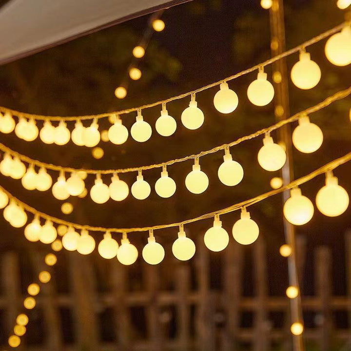 Decorative Snowflake LED String Lights Battery Powered Indoor Outdoor Fairy Bowlift