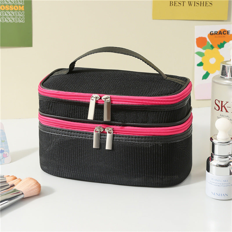 Dual Compartment Makeup Organizer Case Bowlift
