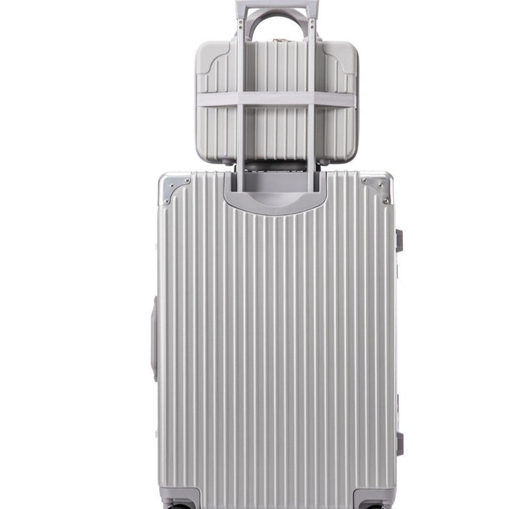 Unisex Textured Multi-Directional Spinner Luggage Bowlift