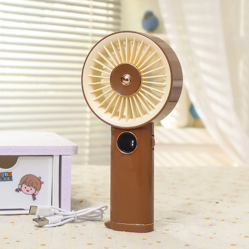 Women Portable USB Hand Fan with Powerful Battery Bowlift
