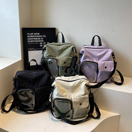 Multi-Pocket Utility Shoulder Bag Bowlift