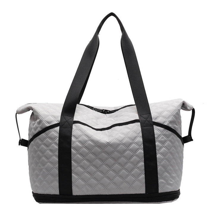 Quilted Travel Weekender Bag Bowlift