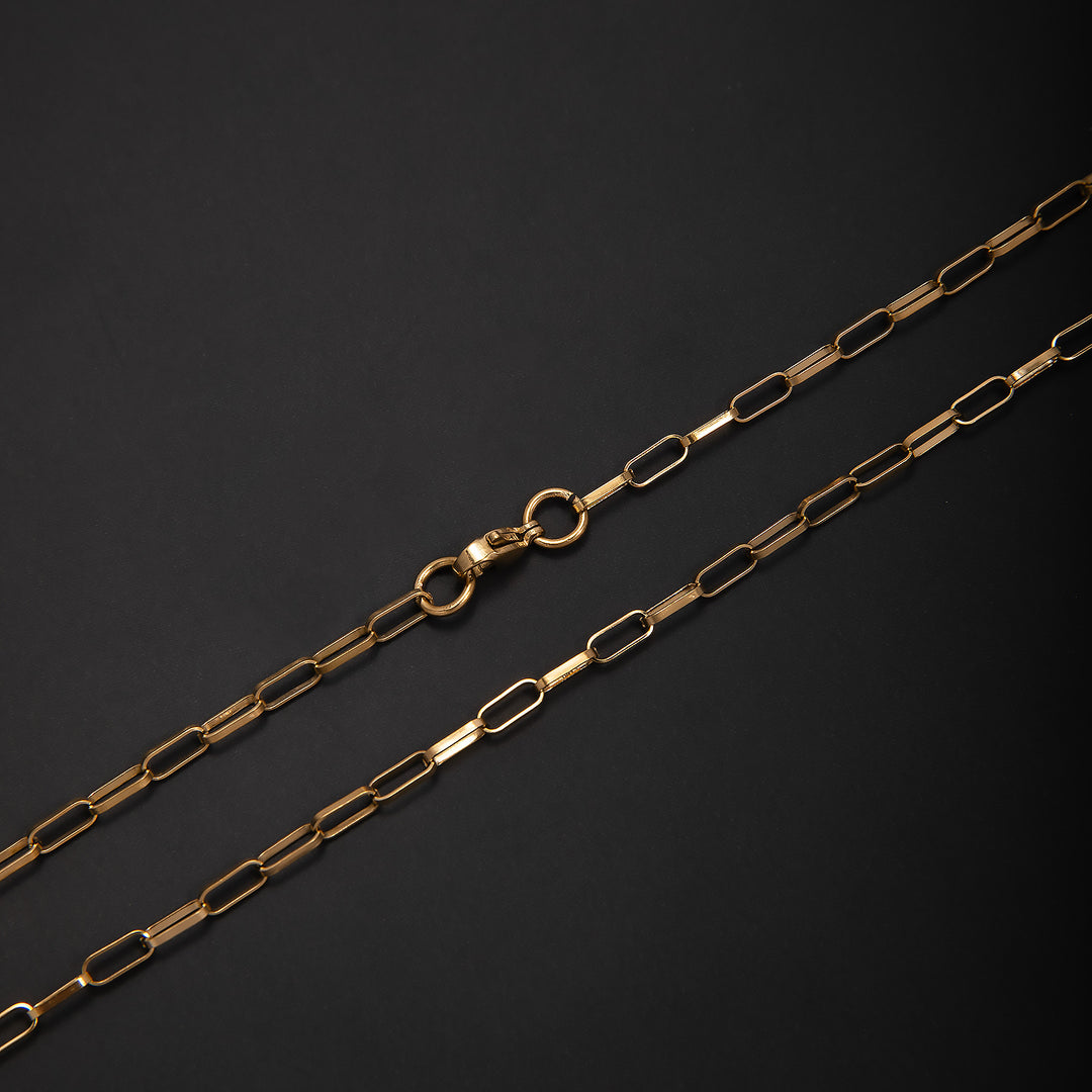 Elegant Open Link Chain Necklace Bowlift