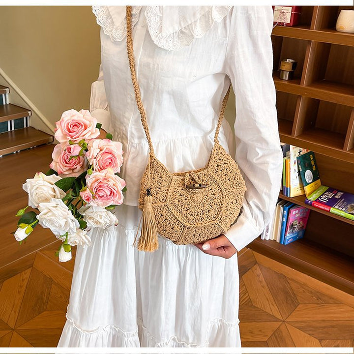 Hand-knotted shoulder bag Bowlift