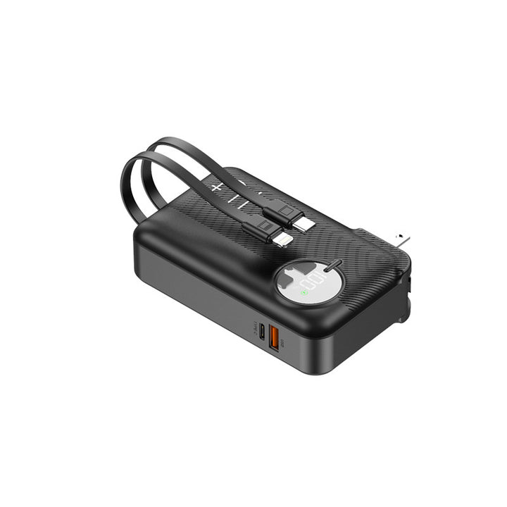 Portable power bank with automatic charging detection and high-quality USB-C connector Bowlift