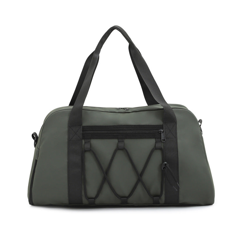 Sporty travel bag with innovative compartment system Bowlift