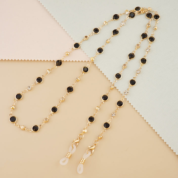 Decorative Gemstone Eyewear Chain Bowlift