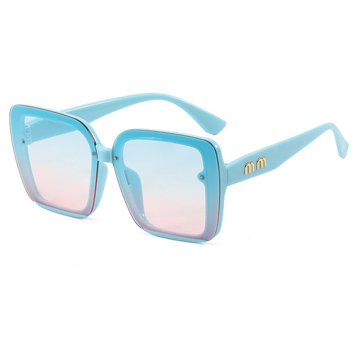 Women's fashionable square sunglasses with gradient lenses Bowlift