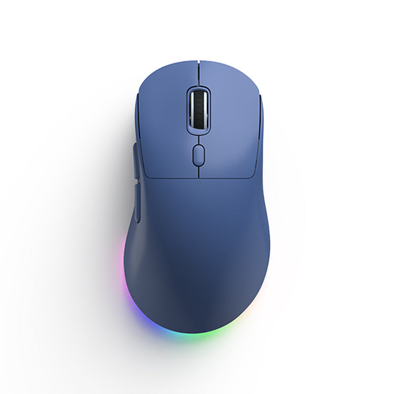Ergonomic Wireless RGB Gaming Mouse with Silent Clicks Bowlift