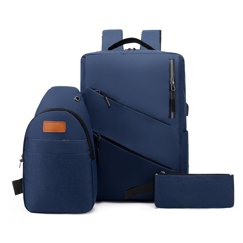 Multi-Compartment Sleek Backpack Set Bowlift