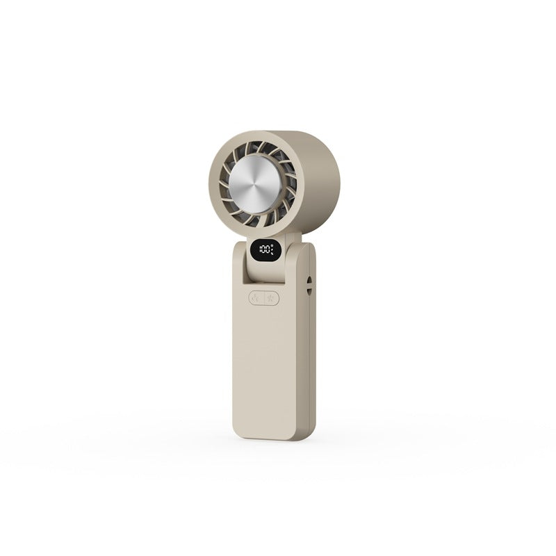 Handheld Rechargeable Cooling Fan with LED Display Bowlift
