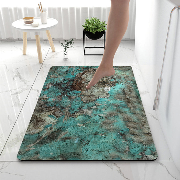 Soft Touch Marble Bath Mat Bowlift