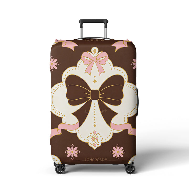 Women's suitcase cover in elegant vintage design Bowlift