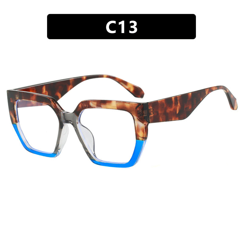 Women's geometric glasses in stylish tortoiseshell pattern Bowlift