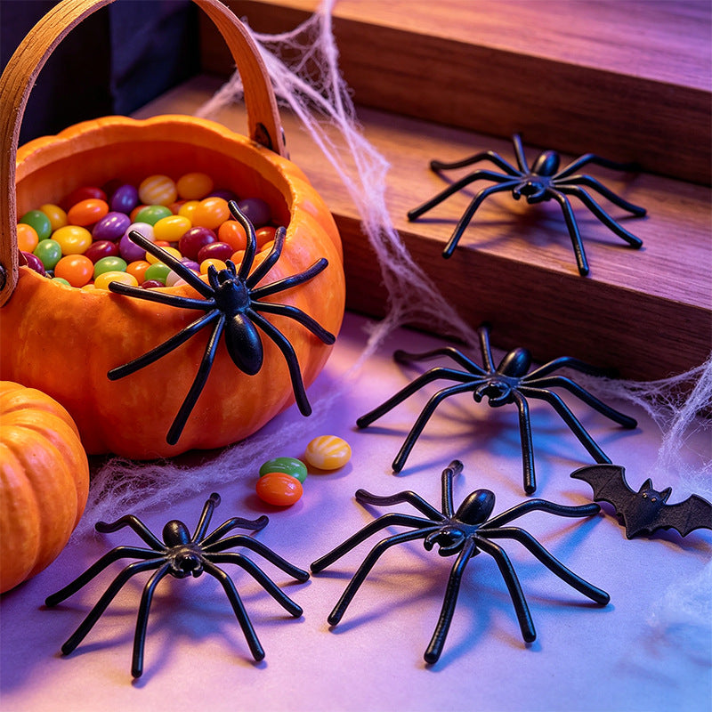 Realistic Halloween Spider Decoration Bowlift