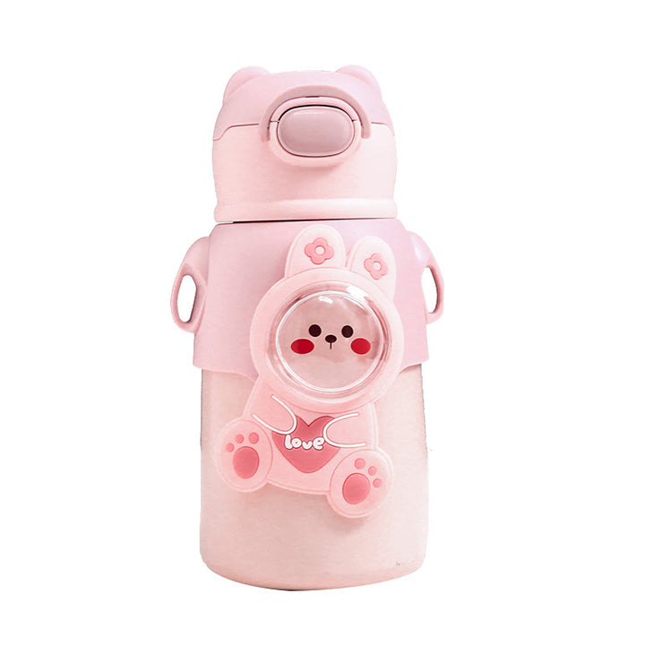 Insulated drinking bottle with cute animal design Bowlift