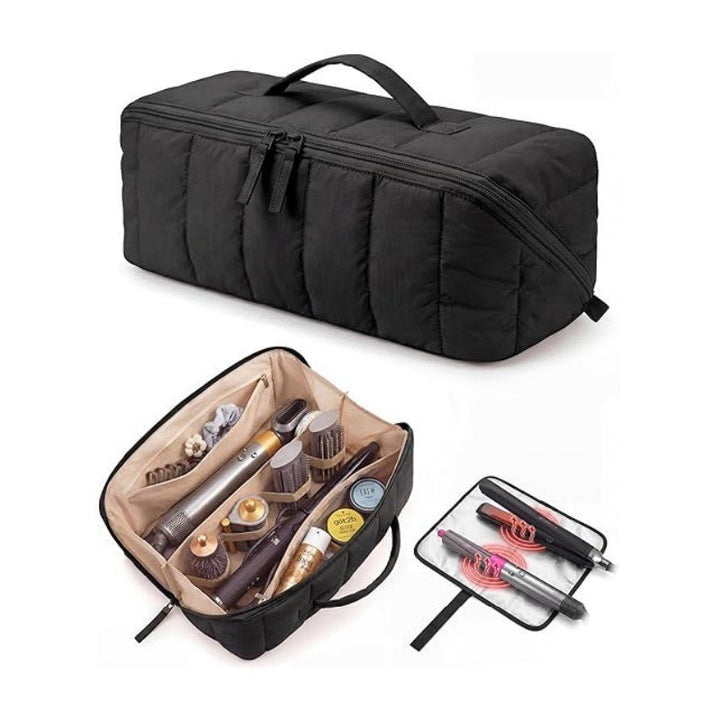 Padded cosmetic bag with organizer Bowlift