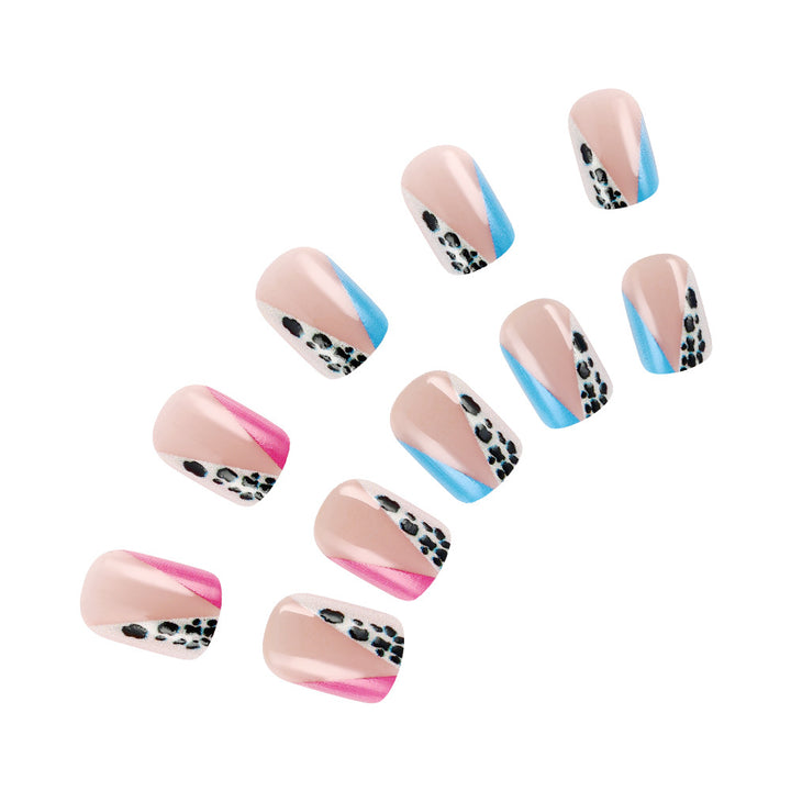 Creative Geometric Press-On Nails Bowlift