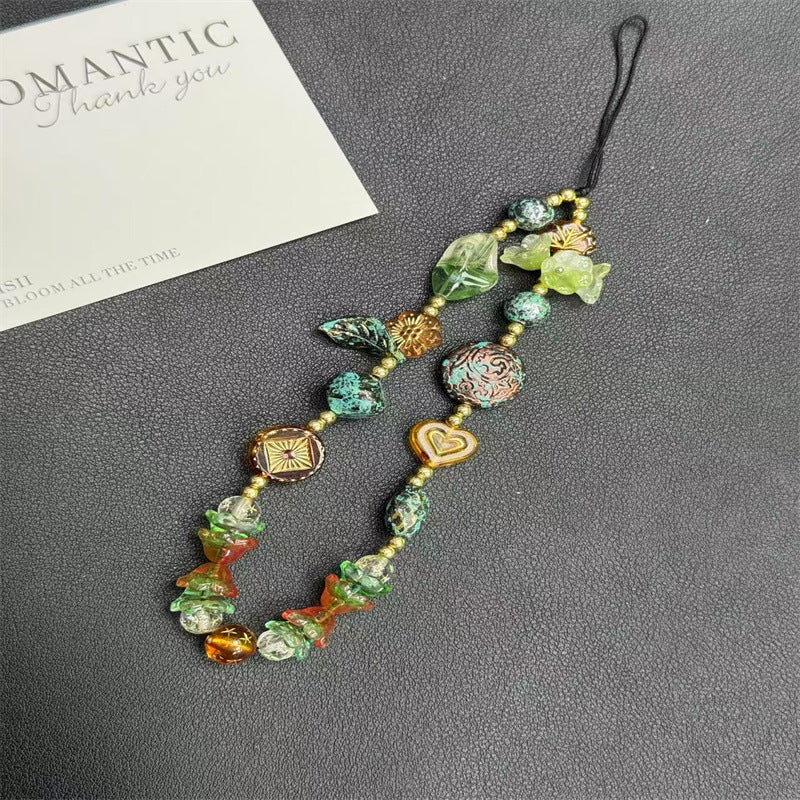 Artistic Beaded Charm Eyewear Holder Bowlift