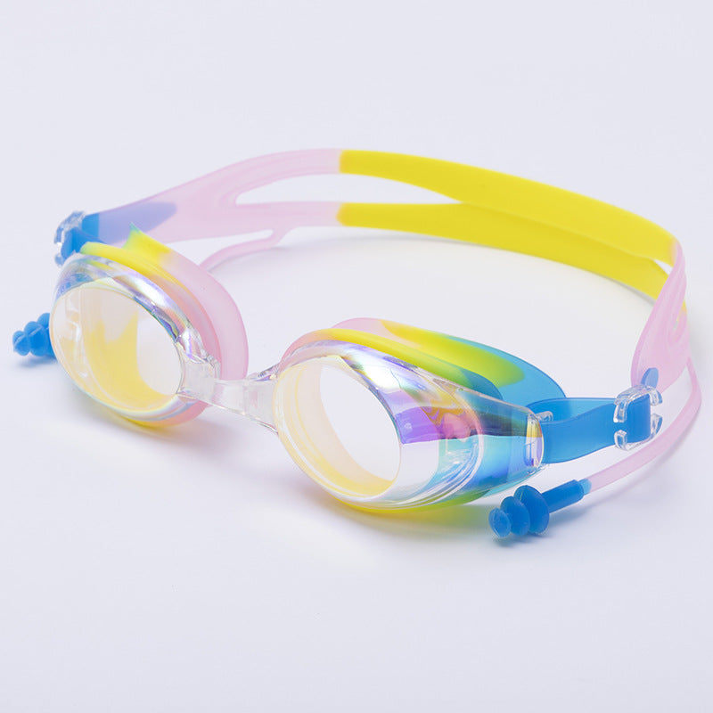 Children's Colorful Hydrodynamic Swim Goggles Bowlift