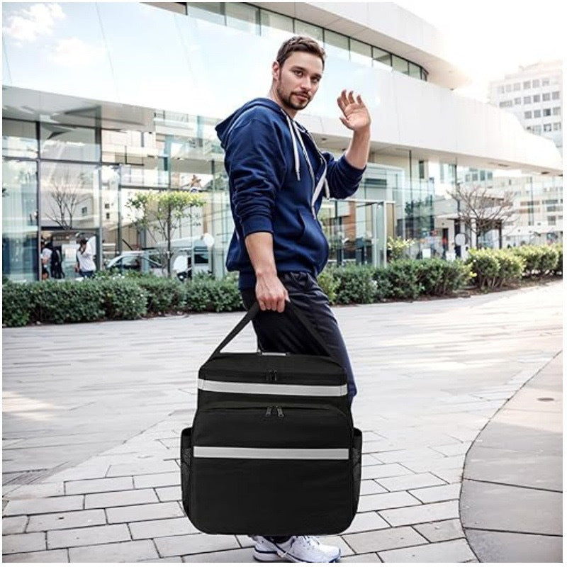 Women Multi-functional Cooler Bag with Integrated Insulation and Compartments Bowlift