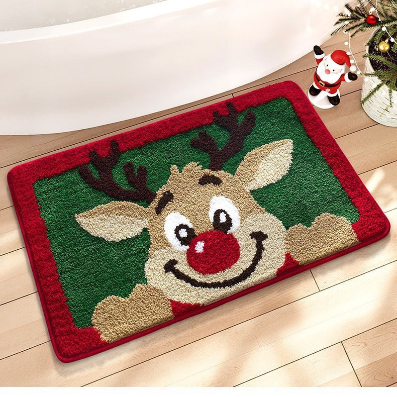 Festive Holiday Welcome Mat Bowlift