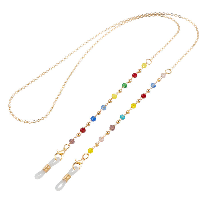 Colorful Crystal Decorative Eyewear Chain Bowlift