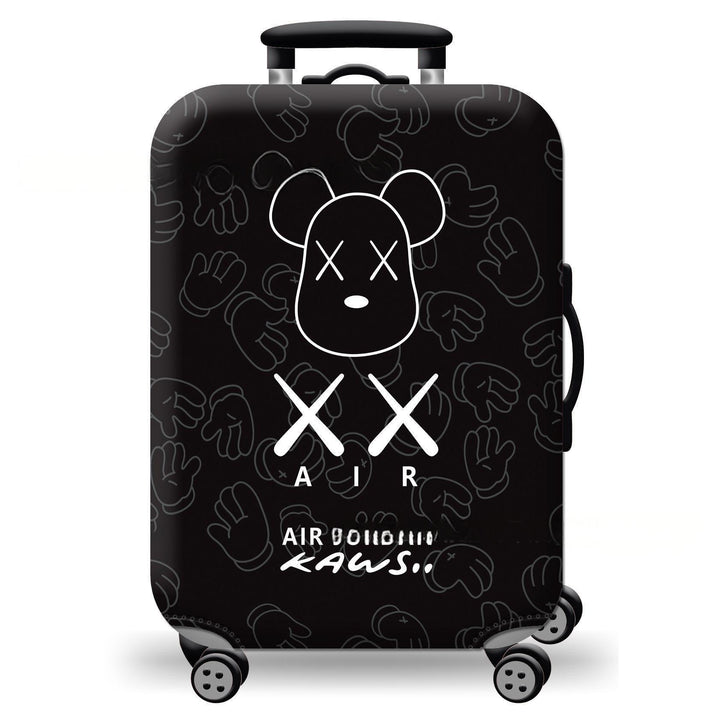 Unisex hard-shell suitcase with playful cat design Bowlift
