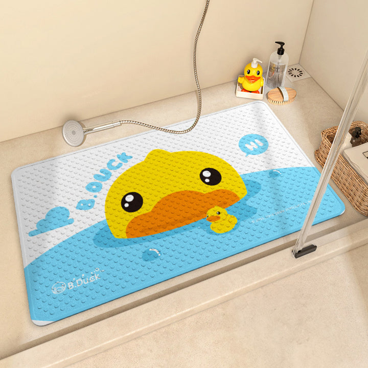 Playful Cartoon Shower Mat Bowlift