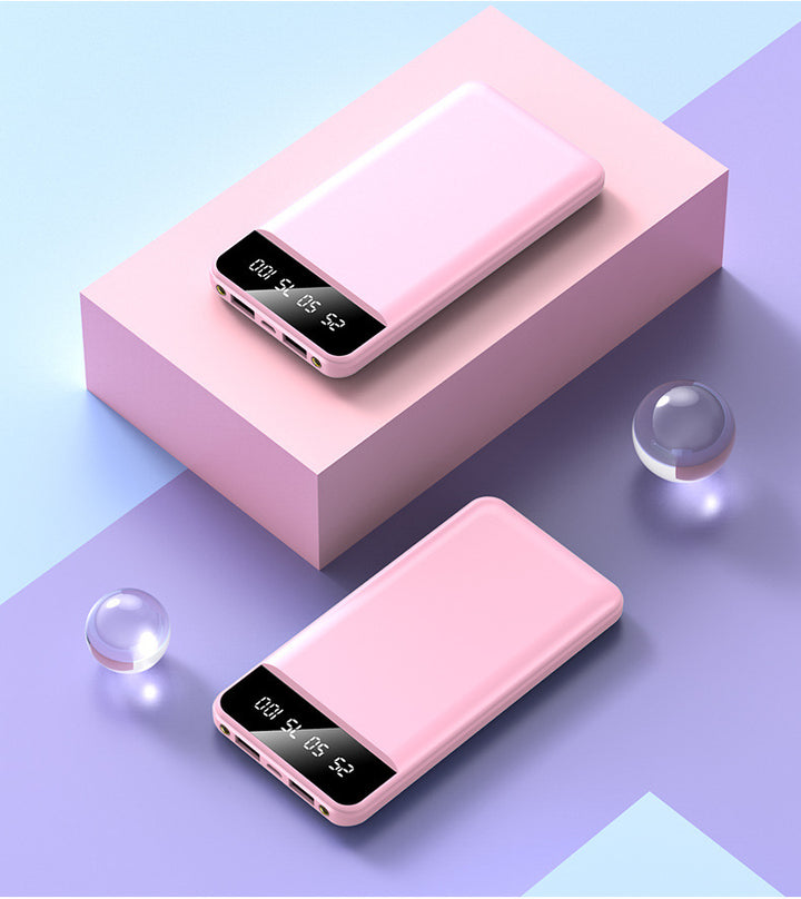 Portable power bank with digital smart display and fast charging speed Bowlift