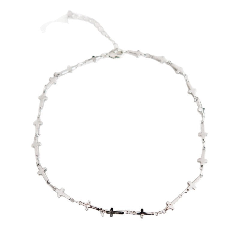 Minimalist Cross Design Chain Necklace Bowlift