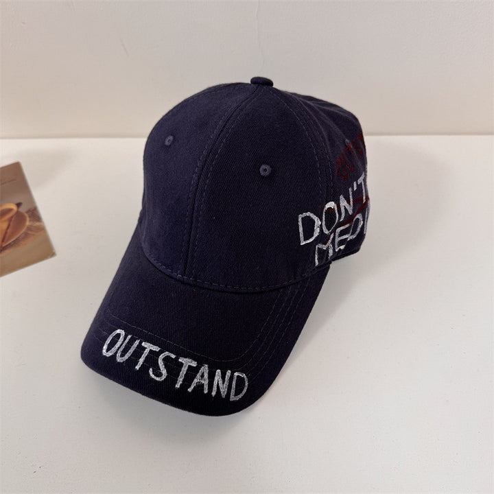 Men's Casual Cotton Embroidered Baseball Cap Bowlift