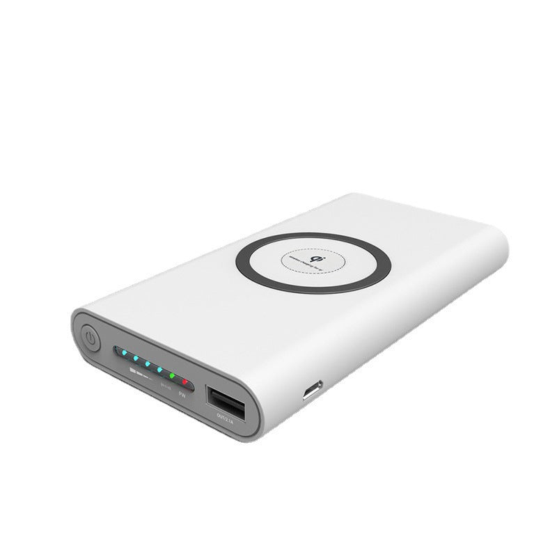 Power bank with wireless charging function and intelligent battery status display Bowlift