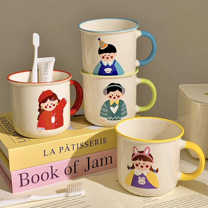 Ceramic mug with cute children's design Bowlift