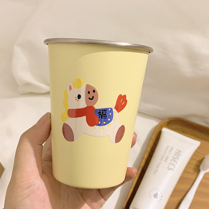 Toothbrush holder with cheerful animal design Bowlift