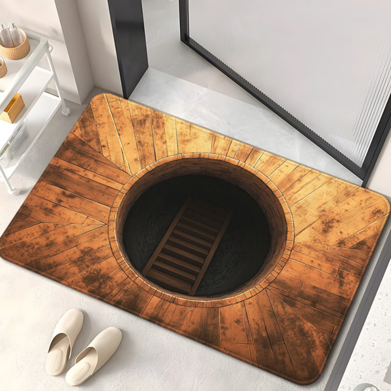 Artistic Swirl Area Rug Bowlift
