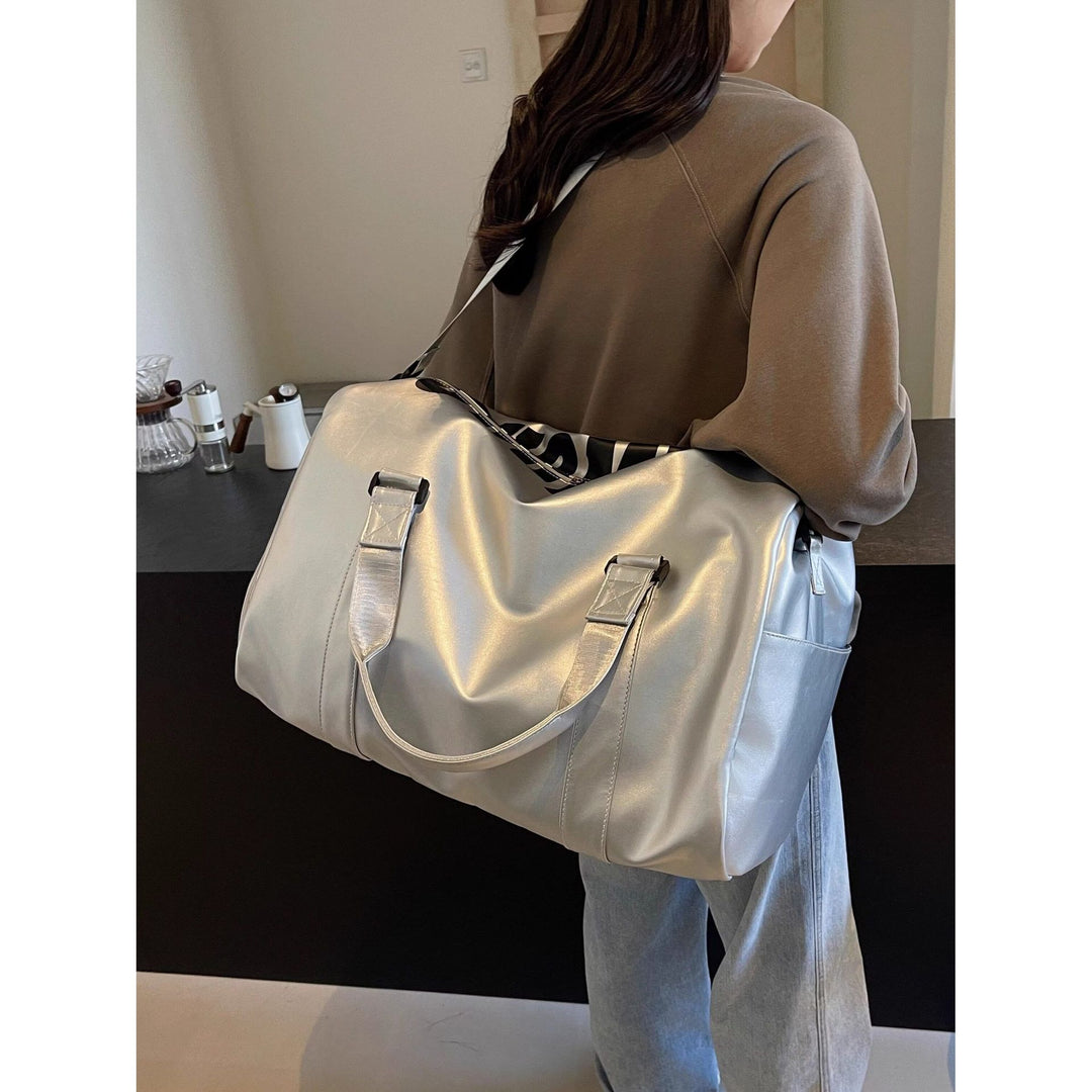 Glossy Finish Travel Duffel Bag Bowlift