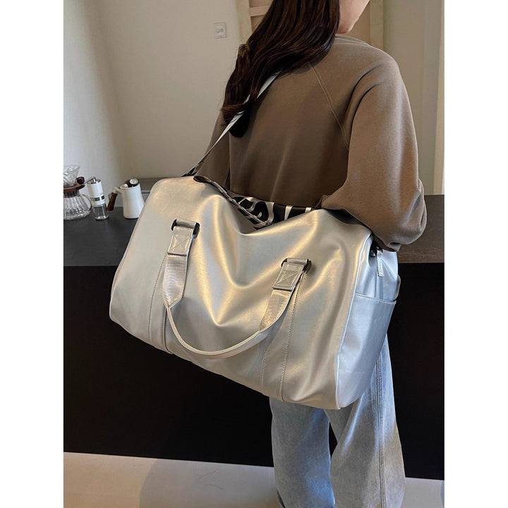 Glossy Finish Travel Duffel Bag Bowlift