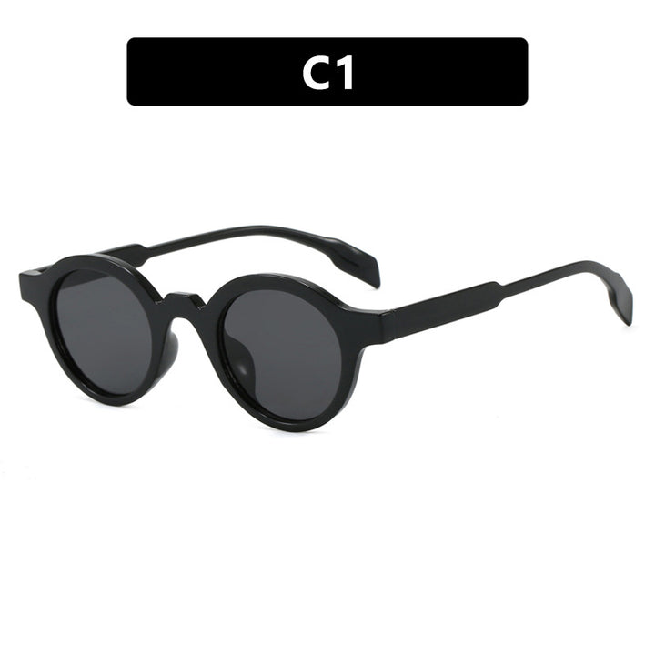 Women's fashionable round sunglasses with high-quality, flexible frame Bowlift