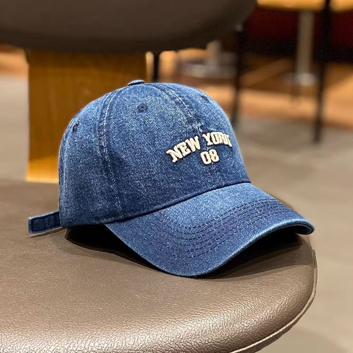Women's Vintage Denim Baseball Cap Bowlift