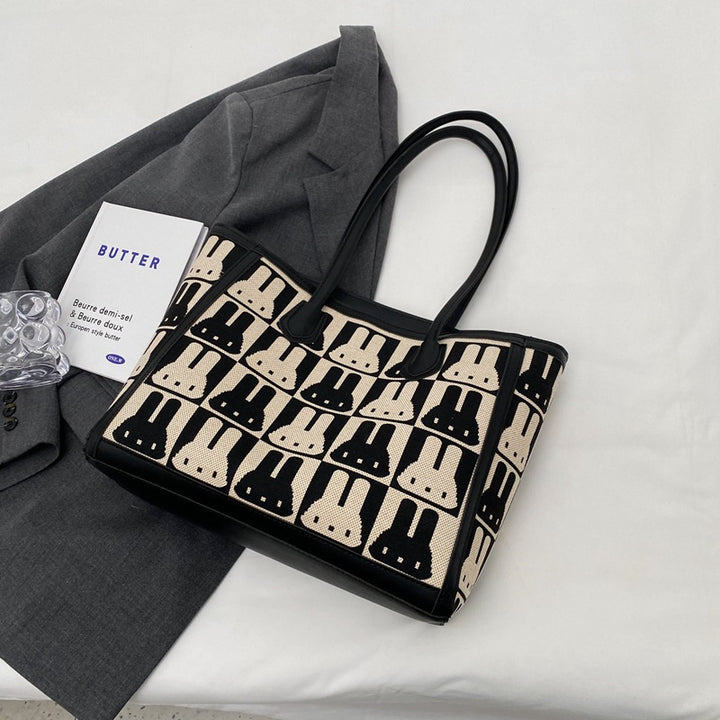 Playful Patterned Tote Bag Bowlift