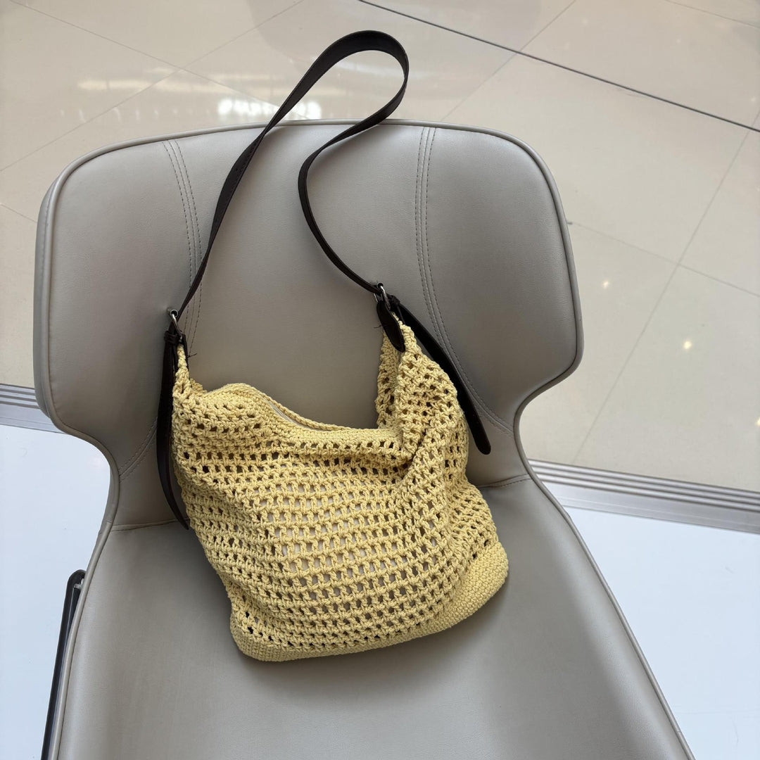 Trendy Macrame Basket Bag Bowlift