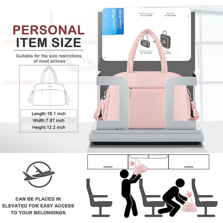 Stylish Multi-Functional Travel Handbag Bowlift