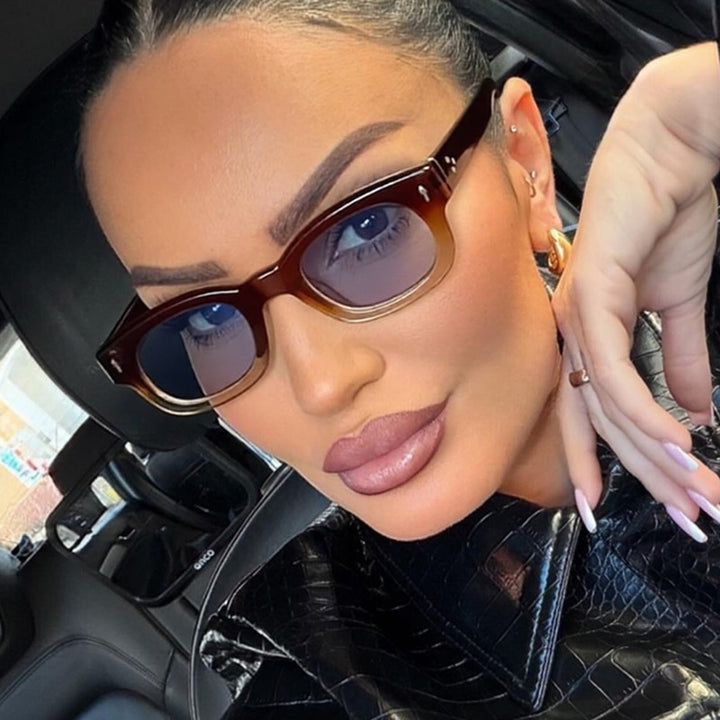 Ladies fashionable sunglasses in trendy square tube design Bowlift