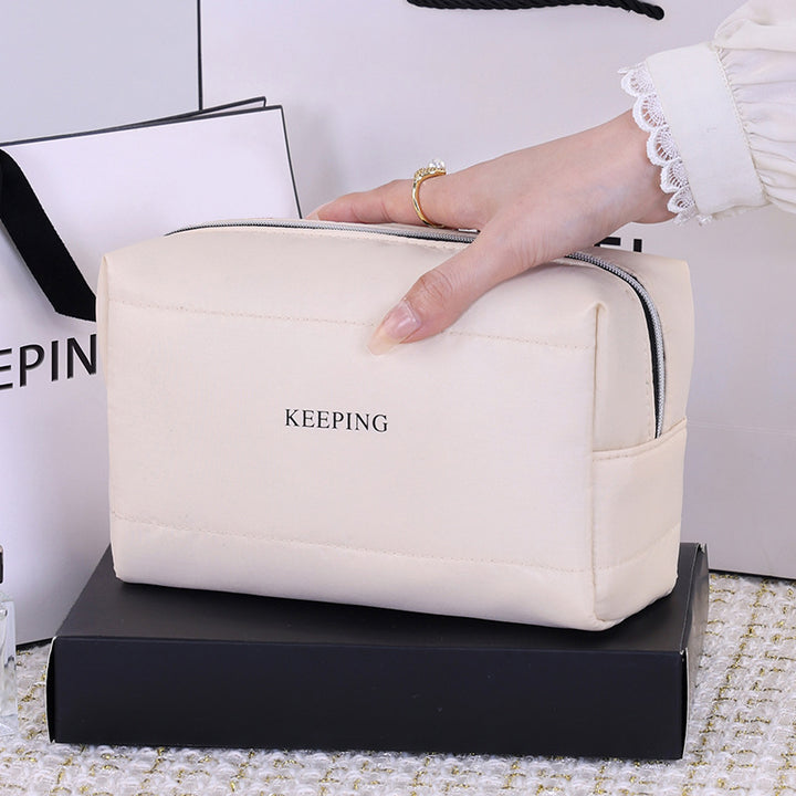 Cosmetic Organizer Bag With Practical Interior Layout Bowlift