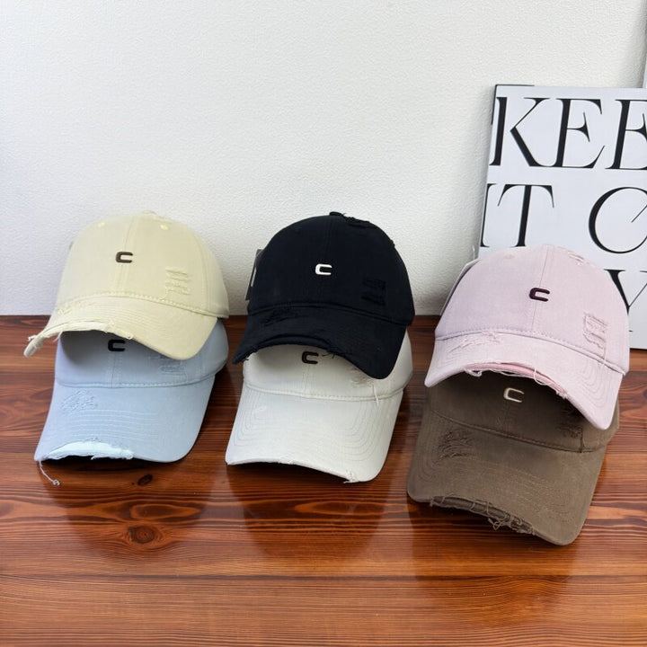Men's Distressed Cap Bowlift